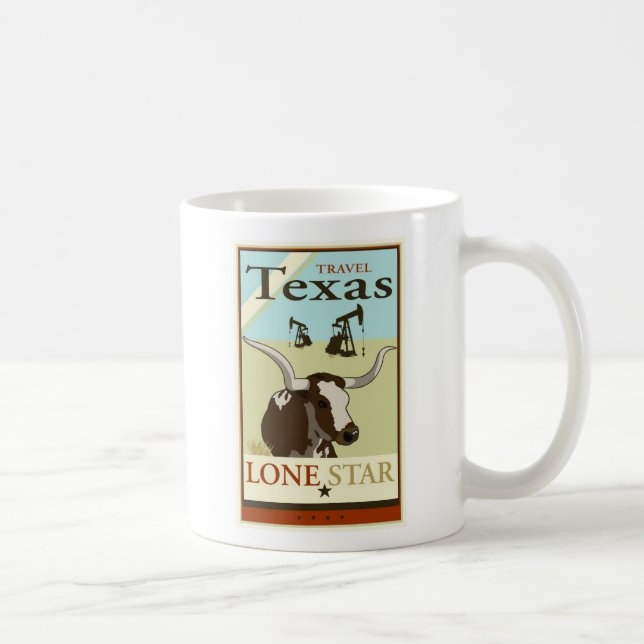 Taza De Café Viaje Tejas (Derecha)