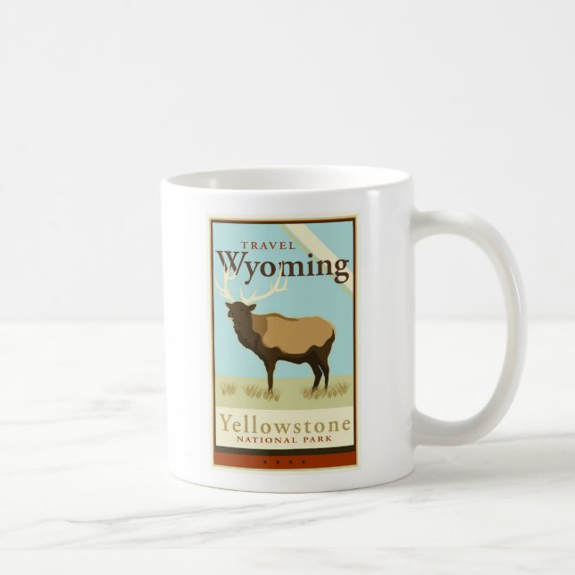 Taza De Café Viaje Wyoming (Derecha)