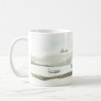 Taza De Café Viaje zurdo del barco de Alaska
