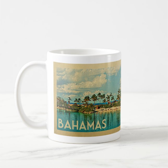 Taza De Café Viajes de época en Bahamas (Izquierda)