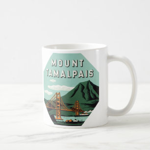 Taza De Café Viajes de época, Tamalpais Mountain o Mount Tam