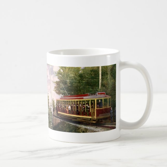 Taza De Café Viajes de época y tranvía eléctrica (Derecha)