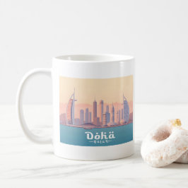 Taza De Café Viajes de Pastel del Golfo Árabe en Doha