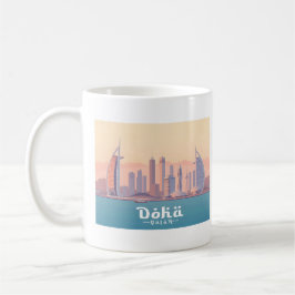Taza De Café Viajes de Pastel del Golfo Árabe en Doha