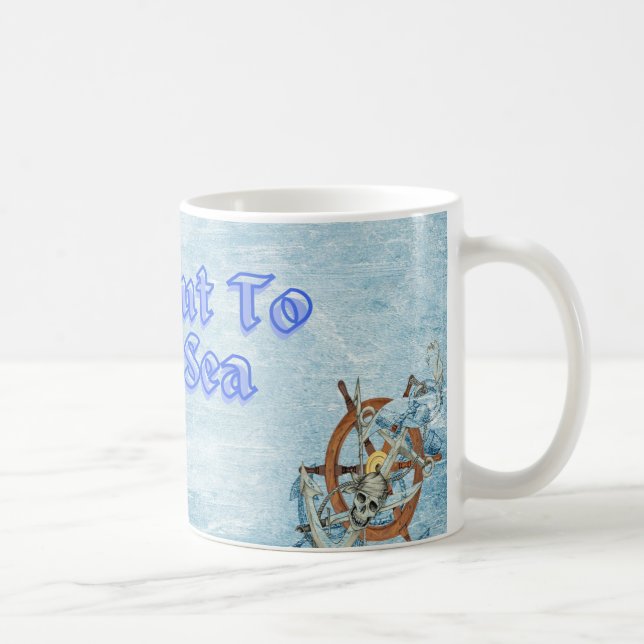 Taza De Café Viajes de verano modernos (Derecha)