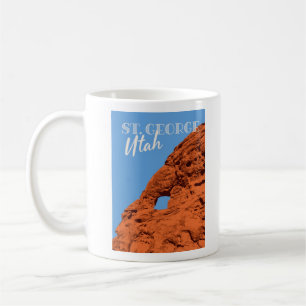 Taza De Café Viajes de vintage Hike Formación de roca St. Georg