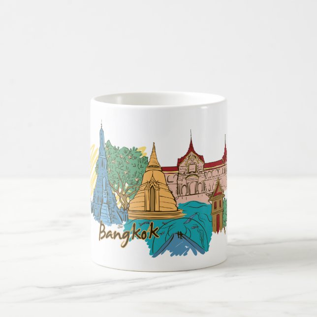 Taza De Café Viajes en Bangkok Tailandia (Centro)