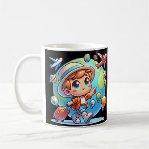 Taza De Café Viajes, sonrisas, repetición