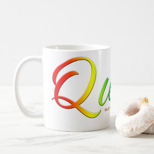 Taza De Café Vib colorido de colores vivos de los colores del o