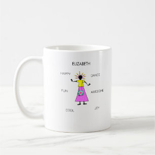 Taza De Café Vibe de celebración elegante y educada