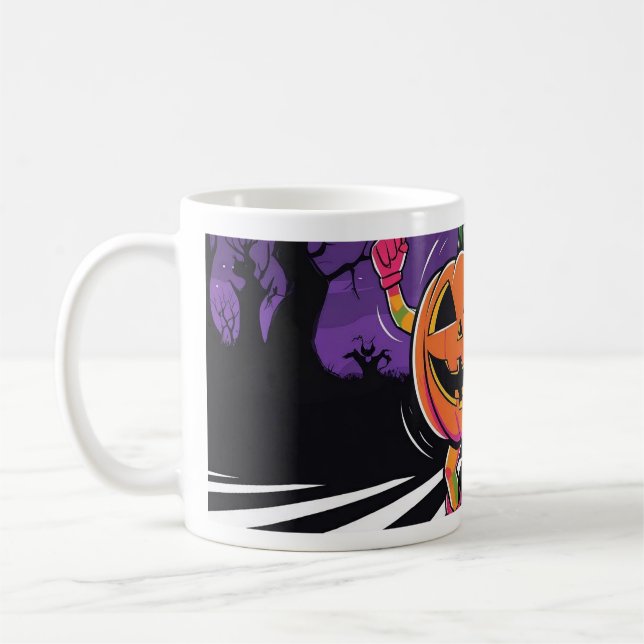 Taza De Café Vibe me Jack-o-lantern camiseta de manga larga (Izquierda)