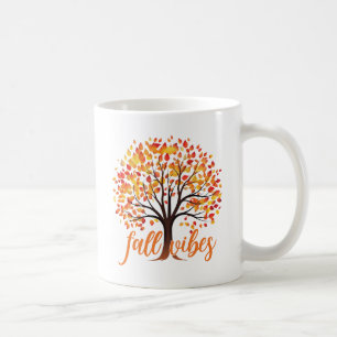 Taza De Café Vibes de caída - Árbol de caída cómodo