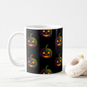 Taza De Café Vibes de calabaza de Halloween