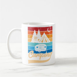 Taza De Café Vibes de camping retro
