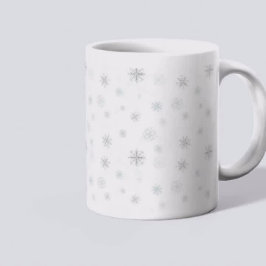 Taza De Café Vibes de invierno congeladas - Mug de copo de niev