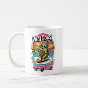 Taza De Café Vibes de la Costa Oeste