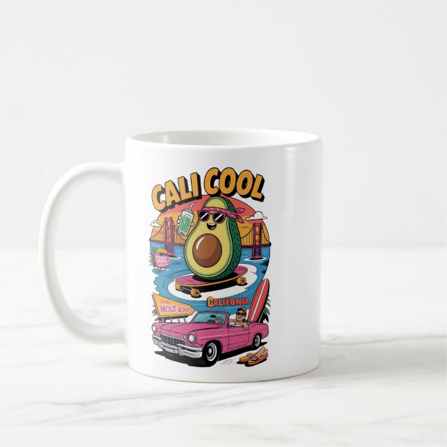 Taza De Café Vibes de la Costa Oeste (Izquierda)