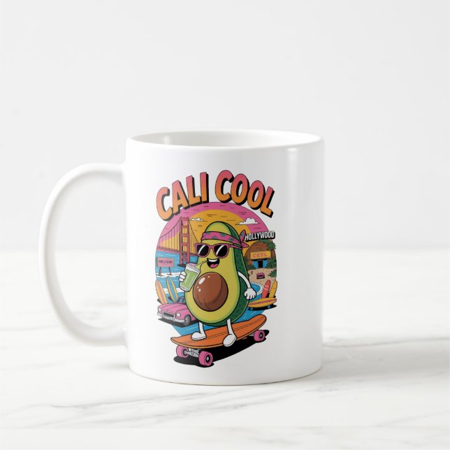 Taza De Café Vibes de la Costa Oeste (Izquierda)