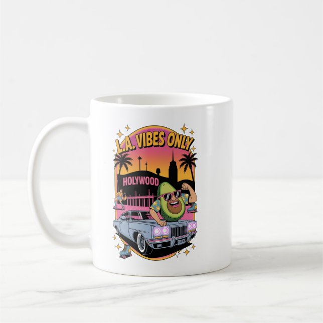Taza De Café Vibes de la Costa Oeste (Izquierda)