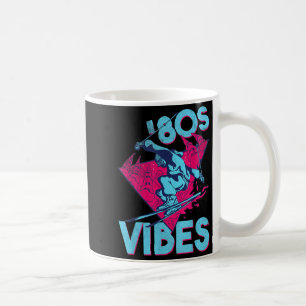 Taza De Café Vibes de los años 80, traje de esquí retro vintage