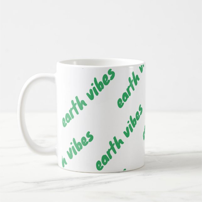 Taza De Café vibes de tierra mug (Izquierda)