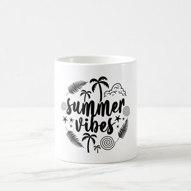 Taza De Café Vibes de verano (Centro)