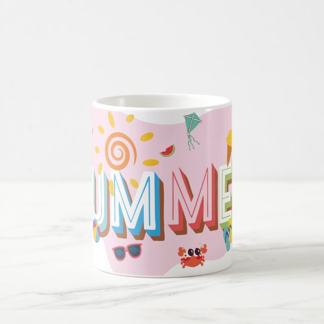 Taza De Café Vibes de verano (Centro)