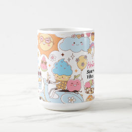 Taza De Café Vibes de verano de Pastel