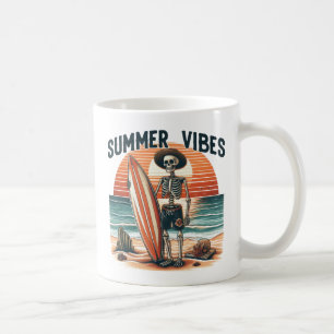 Taza De Café Vibes de verano - Surfista