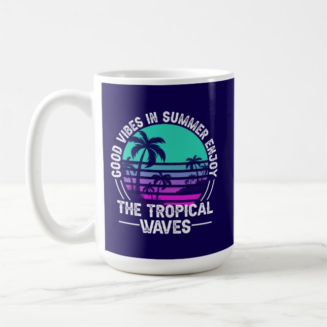 Taza De Café Vibes de verano tropical-82646 (Izquierda)