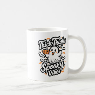 Taza De Café Vibes espeluznantes y espeluznantes