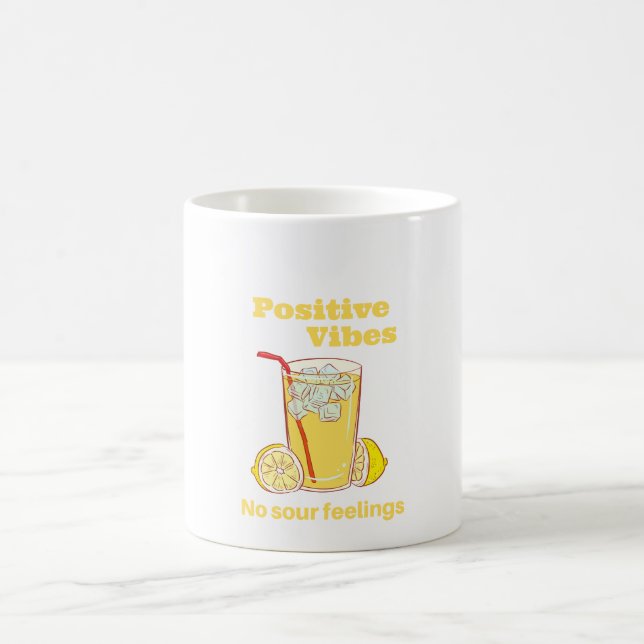 Taza De Café Vibes positivas Lemonade Mug (Centro)