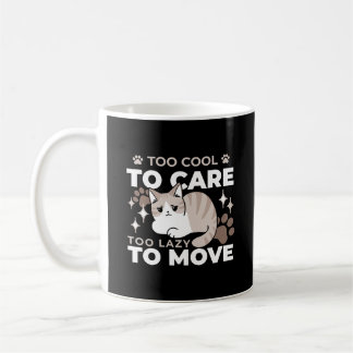 Taza De Café Vibes relajadas y perezosas para el diseño de los 