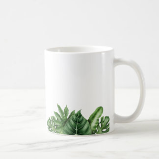 Taza De Café Vibes tropicales - Monstera Leaf mug