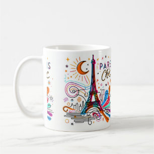 Taza De Café Vibraciones Chic de París #3