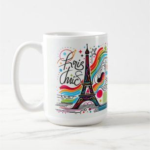 Taza De Café Vibraciones Chic de París #4