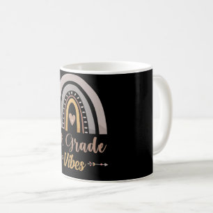 Taza De Café Vibraciones de 9º grado Arcoíris Noveno Grado Regr