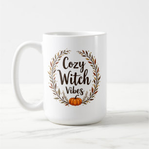 Taza De Café Vibraciones de Bruja Acogedora