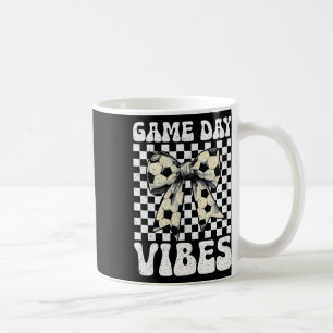 Taza De Café Vibraciones de Día de Juego Lindo Lazo Coquette Fú