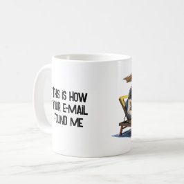 Taza De Café Vibraciones de frescura de verano Perezoso