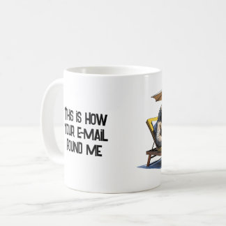 Taza De Café Vibraciones de frescura de verano Perezoso