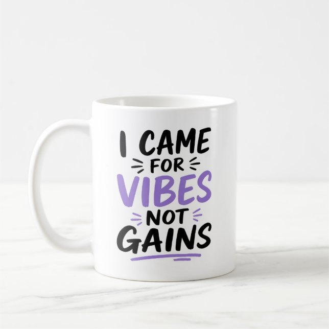 Taza De Café Vibraciones de Gimnasio (Izquierda)