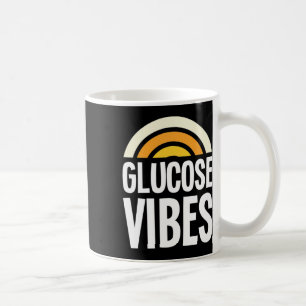 Taza De Café Vibraciones de glucosa Conciencia del apoyo a la l