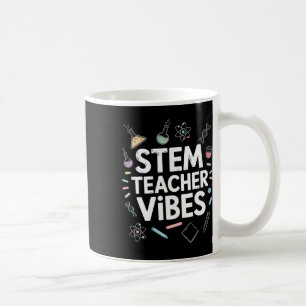 Taza De Café Vibraciones de maestros de Stem, enseñanza de mate