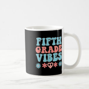 Taza De Café Vibraciones de quinto grado - Profesor Estudiante 