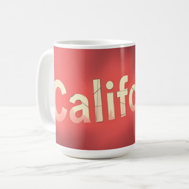 Taza De Café Vibraciones de Sueño Californiano (Anverso izquierdo)