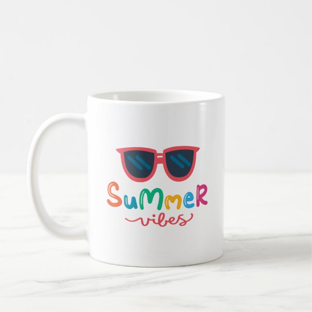 Taza De Café Vibraciones de Verano (Izquierda)