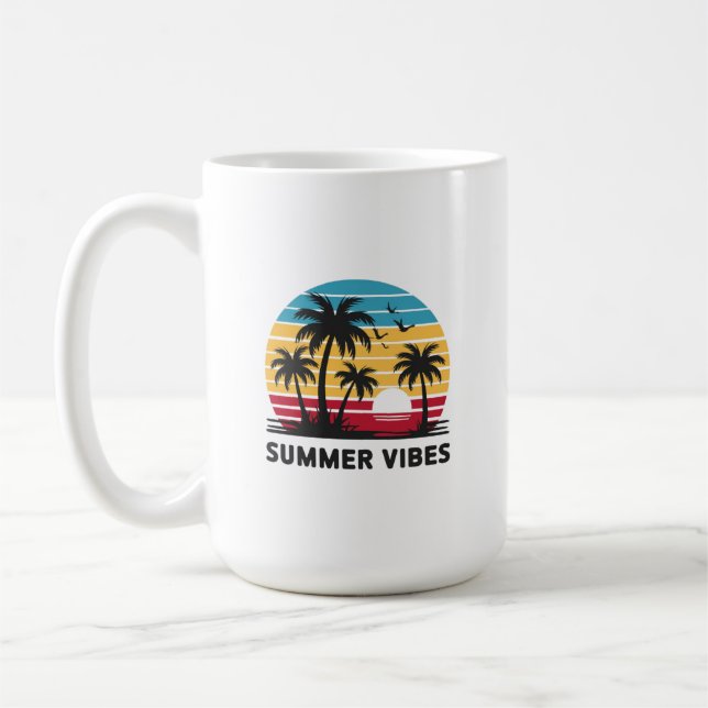 Taza De Café vibraciones de verano (Izquierda)