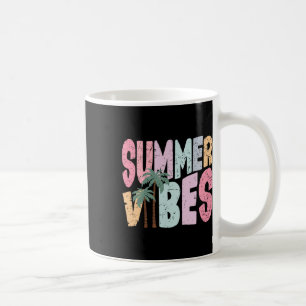 Taza De Café Vibraciones de Verano Hola Vacaciones de Verano Cr