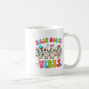 Taza De Café Vibraciones Divertidas de Ganso Groovy para Famili